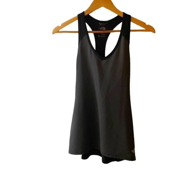 The North Face Black and Grey FlashDry Racerback Tank XSmall - Picture 1 of 5